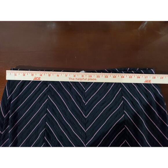 Vtg 90s Fashion Bug Sheer Overlay Stripe Corset Top Skirt Set Plus Size Gothic - Picture 15 of 16